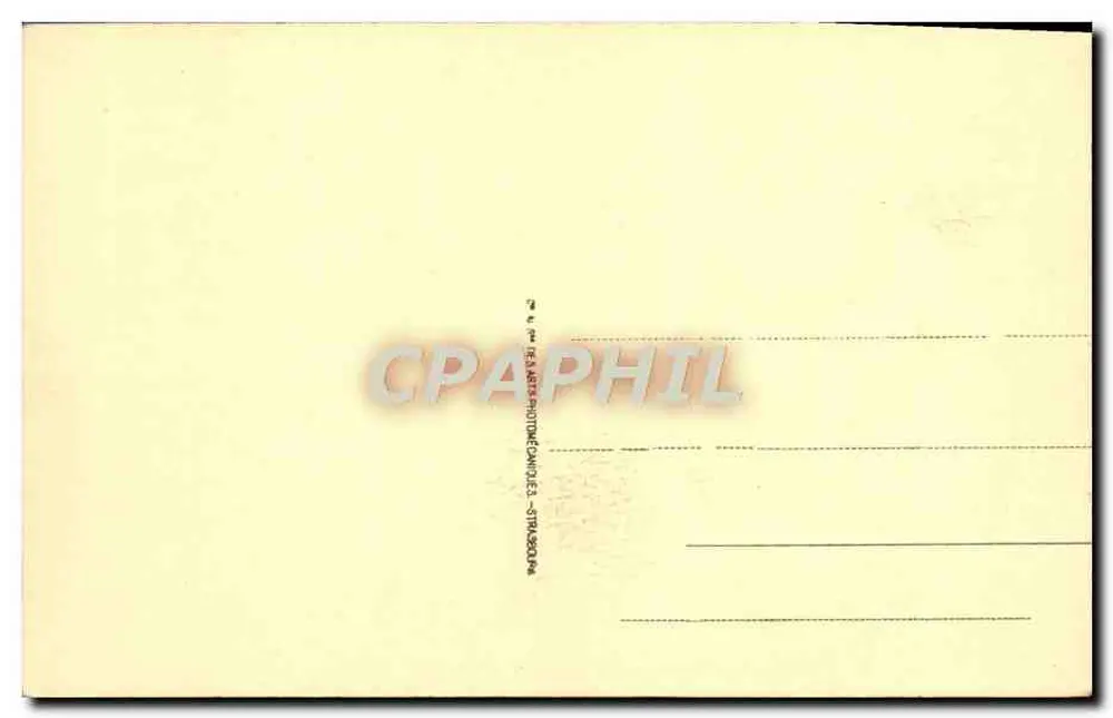Biarritz - Wellenwirkung am Rocher de la Vierge — Verlag: Réa-Arèa Phototype Complet, Straßburg - Rückseite