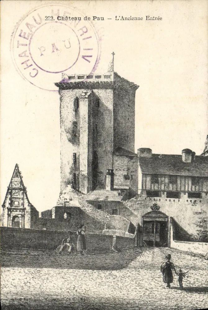 Castelo de Pau — A Antiga Entrada — Castelo de Pau, série 252 - Frente