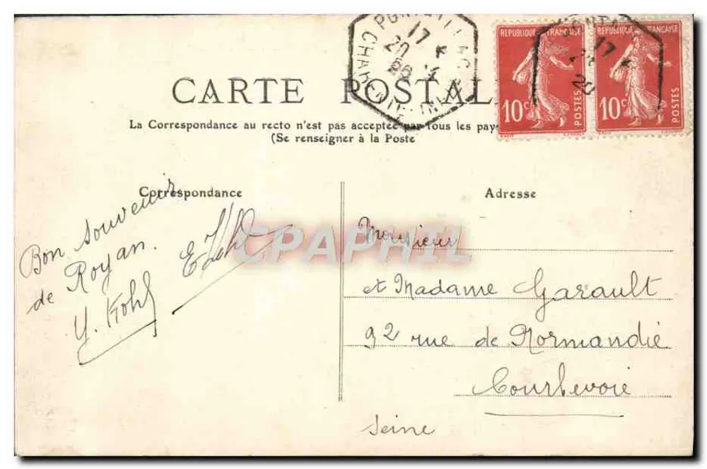 Royan - O Parque, 'Perdidos na Floresta' - Verso