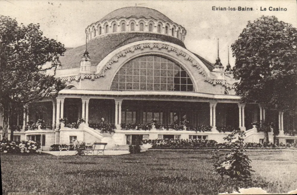 Evian-les-Bains — Le Casino — Phototypie Co, Neuchâtel - Frente