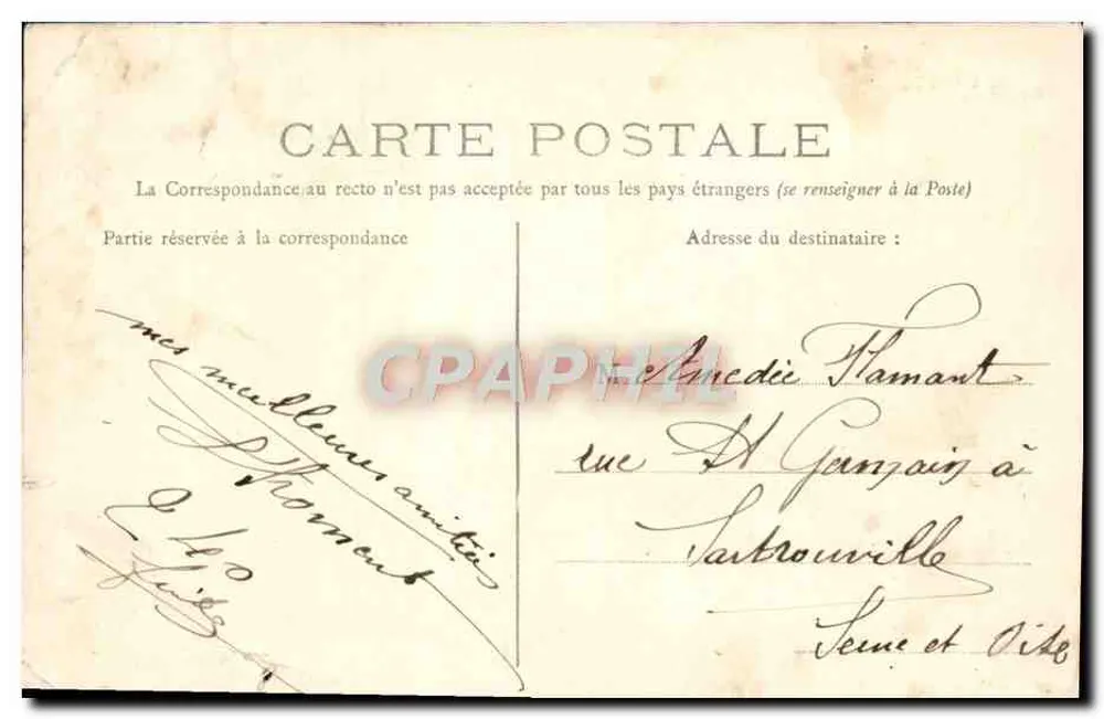 Ouistreham — Le Fort et route sur les Dunes — L. D. - Rückseite