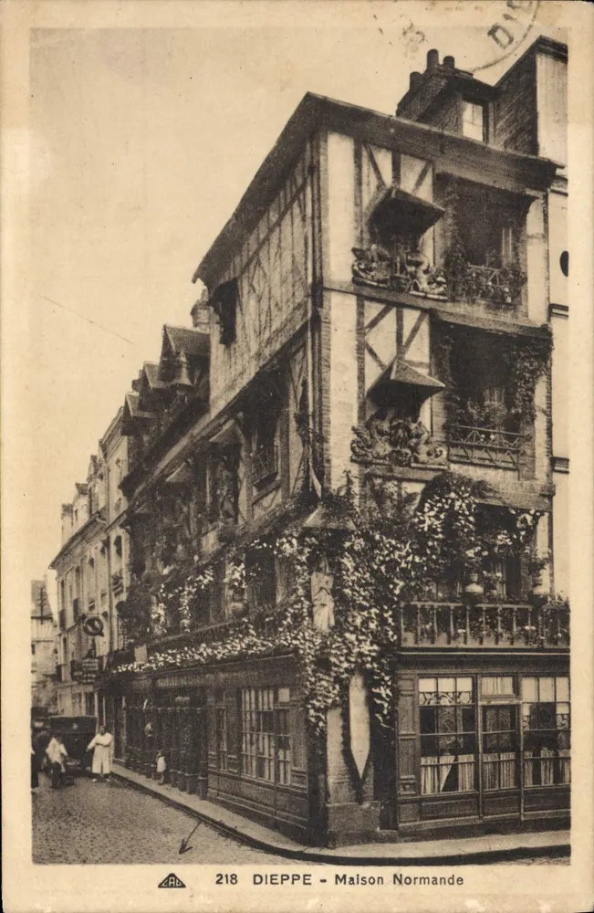 Dieppe - Casa Normanda — editor AR, n° 218 - Frente