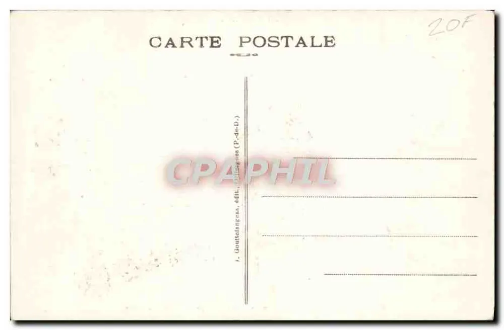Vichy — Der Neue Brücke über die Allier — G. D'O. - 32 - Rückseite