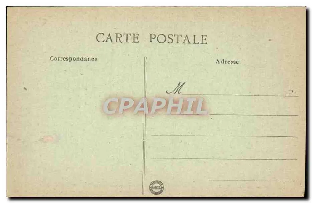 Reims — Die Kathedrale und die Medizinische Fakultät dahinter, bombardiert — L. C. H. Paris - Rückseite