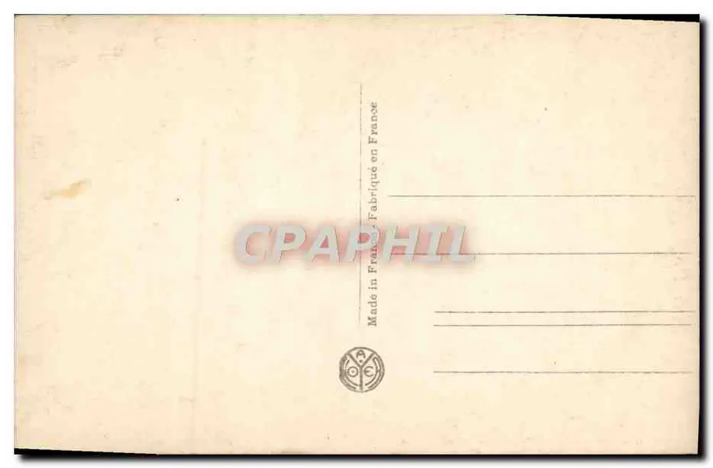 A Mona Lisa — obra de Leonardo da Vinci — Museu do Louvre — edição Jean Baptiste, Paris, n° 1597 - Verso
