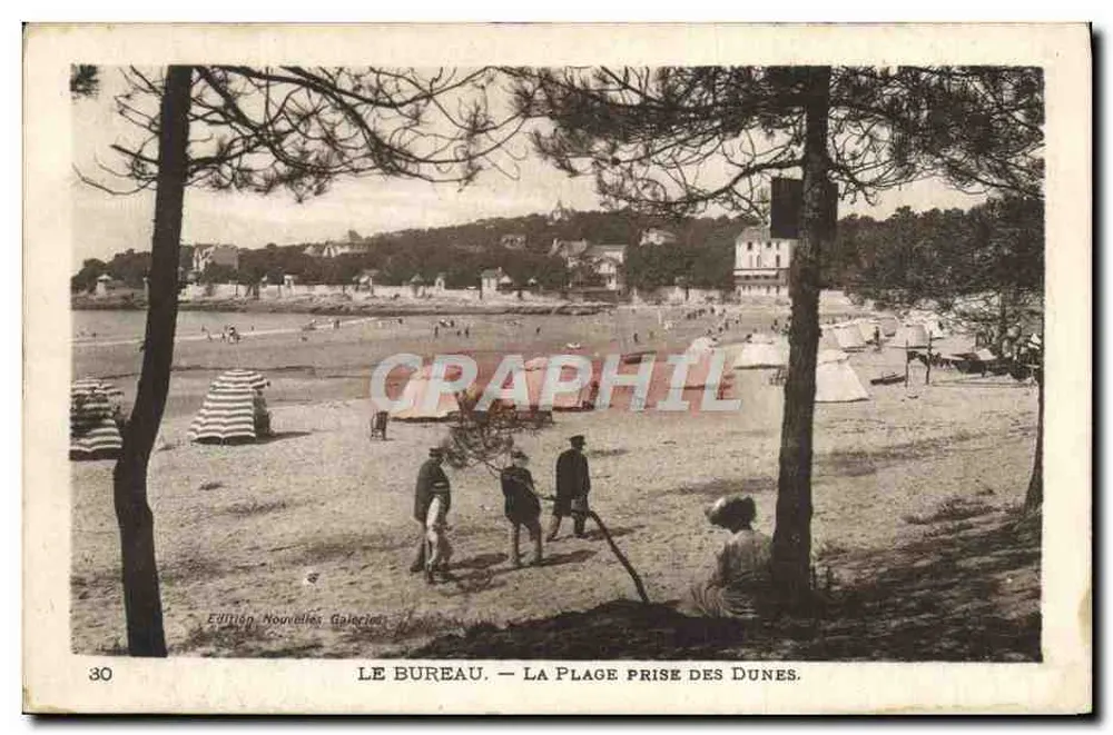 O Escritório — A Praia das Dunas — Edição Nouvelles Galeries, n°30 - Frente