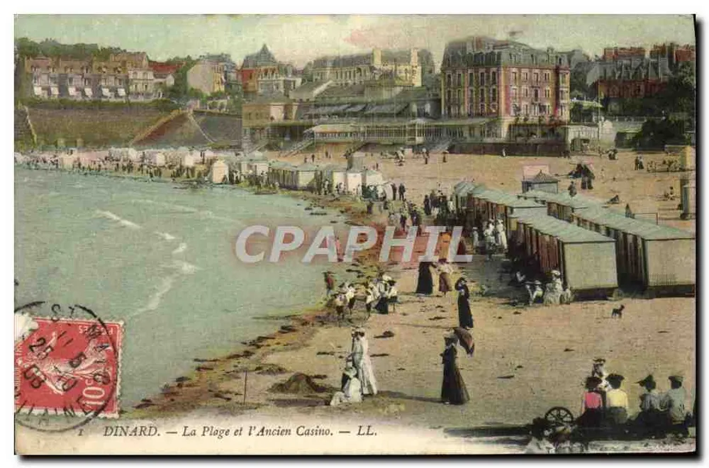 Dinard — Die Strandpromenade und das alte Casino — LL. - Vorderseite