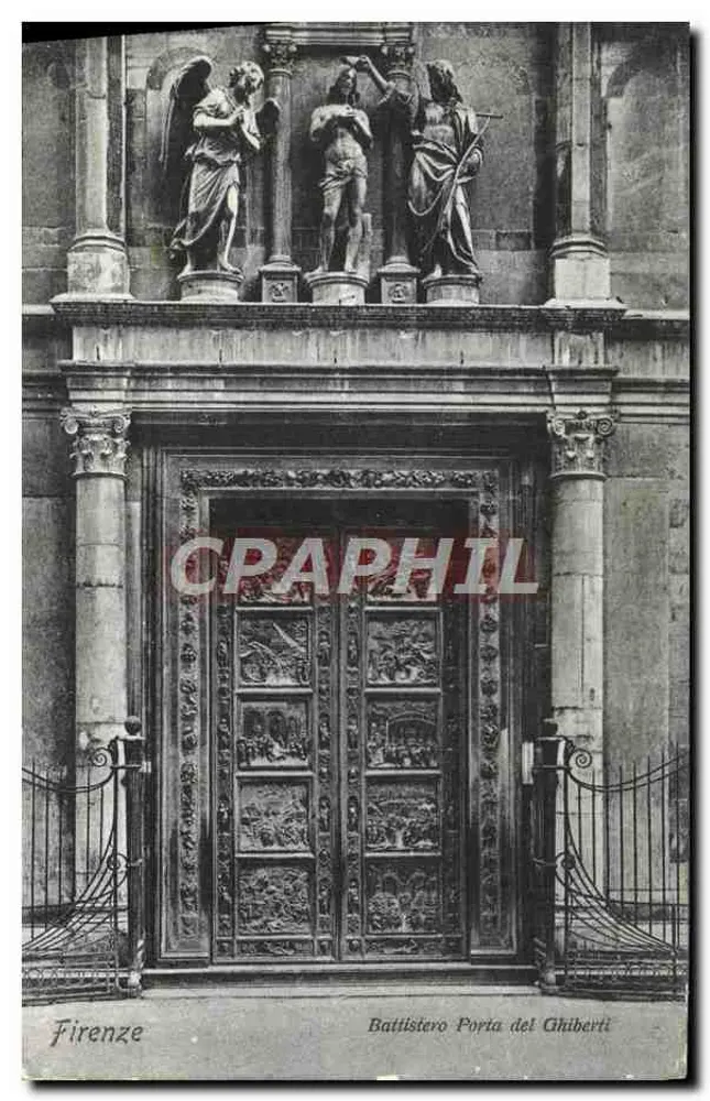Florenz - Baptisteriumstür Ghiberti — Dr. Trenkler Co., Leipzig - Vorderseite