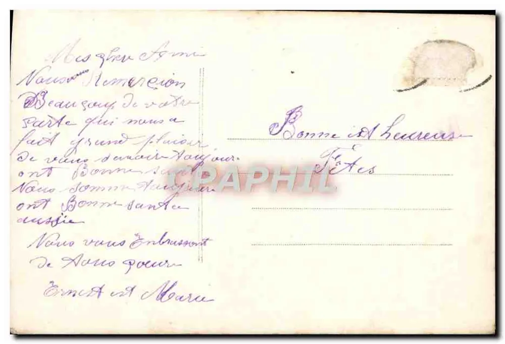 Flores de pensamento — decoração floral e paisagem — E.M. 415 - Verso