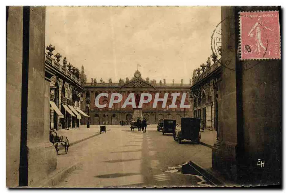 Nancy - Die Stadt der Goldenen Tore — Ansicht vom Arc de Triomphe — Verlag unbekannt - Vorderseite