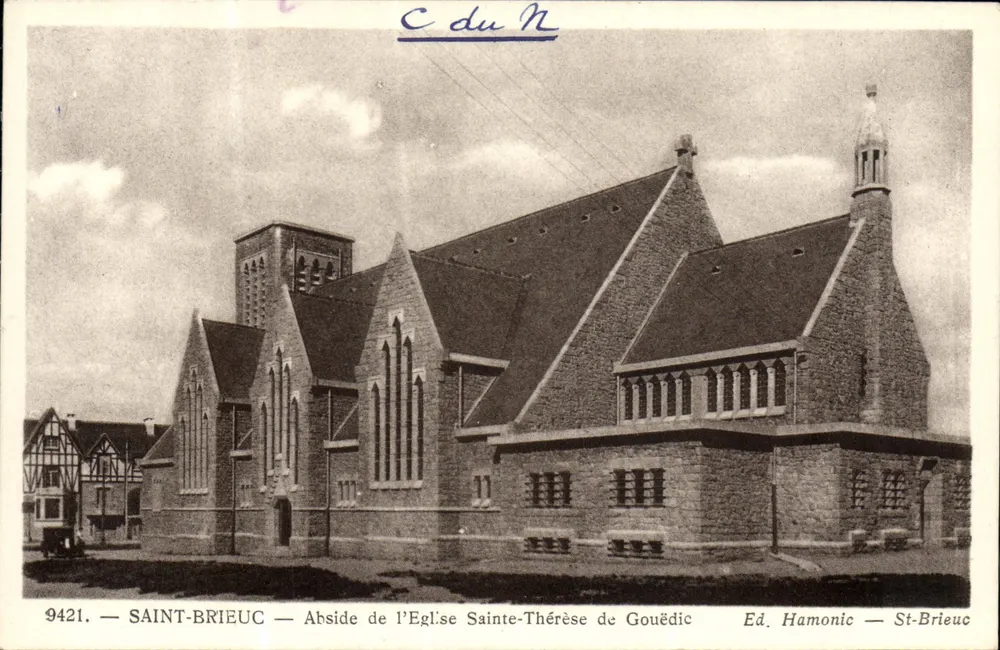 Saint-Brieuc — Apsis der Kirche Sainte-Thérèse de Gouëdic — Ed. Hamonic — St-Brieuc - Vorderseite