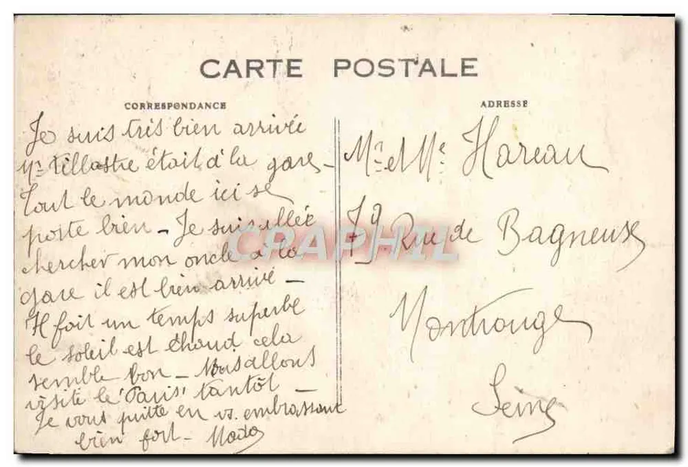 Le Havre — Das Rathaus und der Garten — Verlag Lé Havre, Nr. 141 - Rückseite
