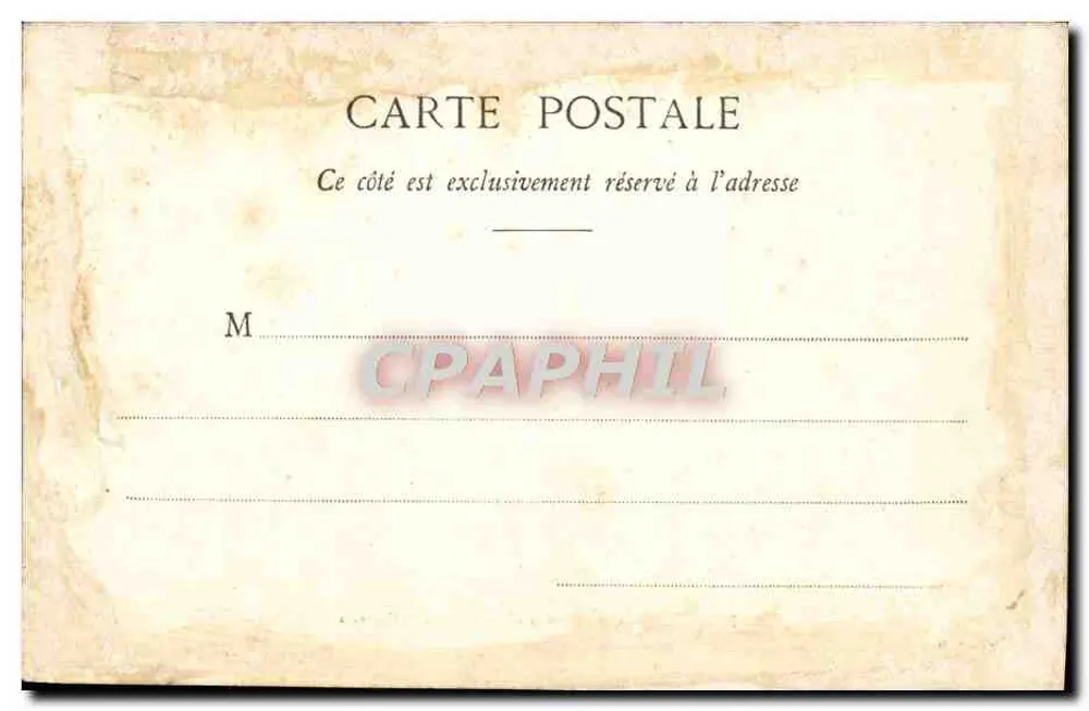 NANTES - Der St. Pierre Promenad und der Chor der Kathedrale — Sammlung G. L. D. de Nantes - Rückseite