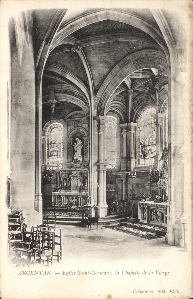 Argentan — Kirche Saint-Germain, die Kapelle der Jungfrau — Collections ND. Phot. - Vorderseite