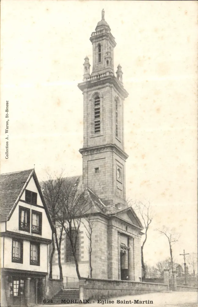Morlaix - Igreja de São Martinho — Coleção A. Waron, n° 632 - Frente