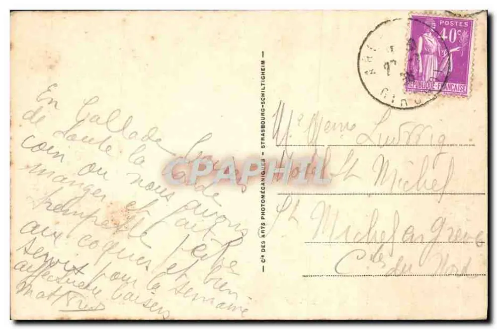Arcachon - Côte d'Argent - Die Moulleau-Küste bei Abatilles — Antike Ansichtskarte n°77 - Rückseite