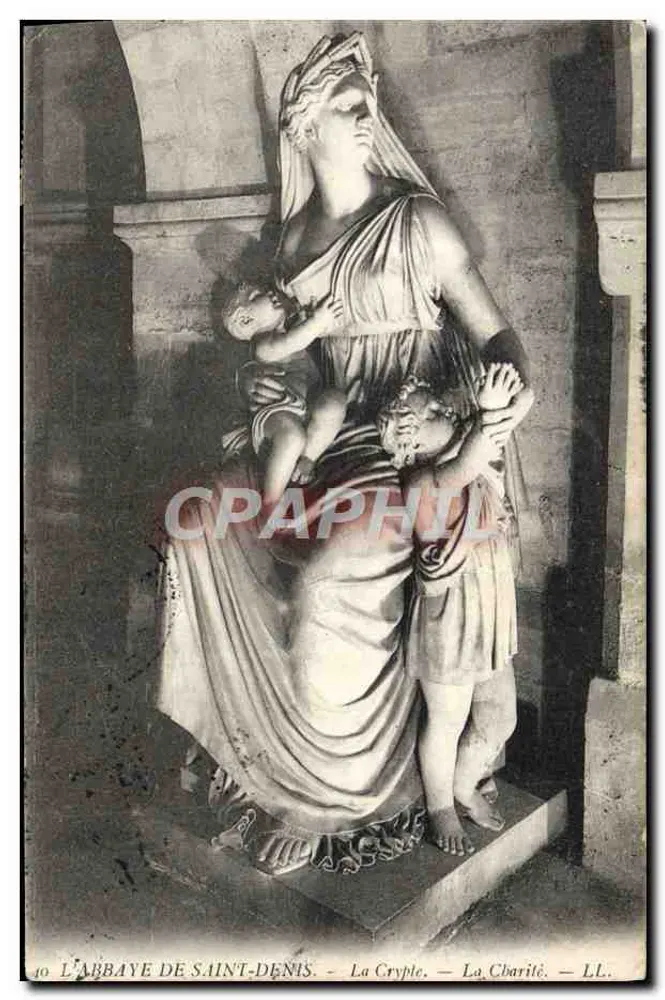 A ABBEY DE SAINT-DENIS — A Cripta — A Caridade — LL. — n°40 - Frente