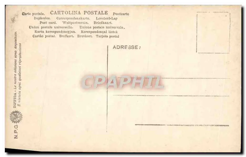 Stucchi della Farnesina — Museum der Thermae — Diffida - Rückseite