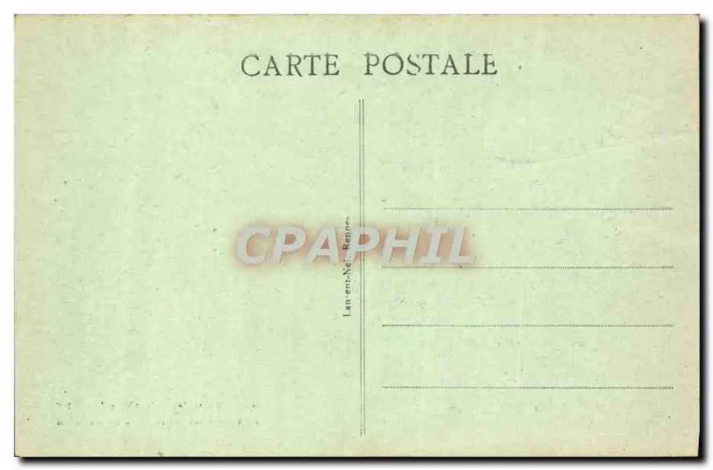 Route von Plouay nach Faouët — Wald von Pont-Callec und Tal des Scorff — n°1491 - Rückseite