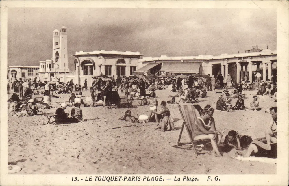 Le Touquet-Paris-Plage — La Plage — F. G. - Frente