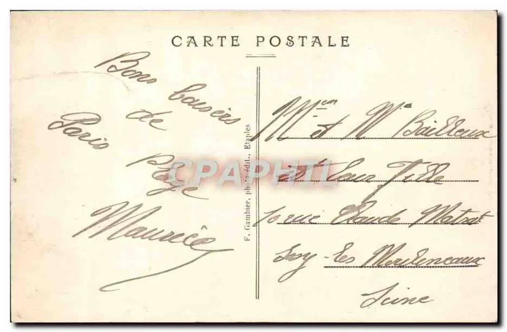 Le Touquet-Paris-Plage — La Plage — F. G. - Verso