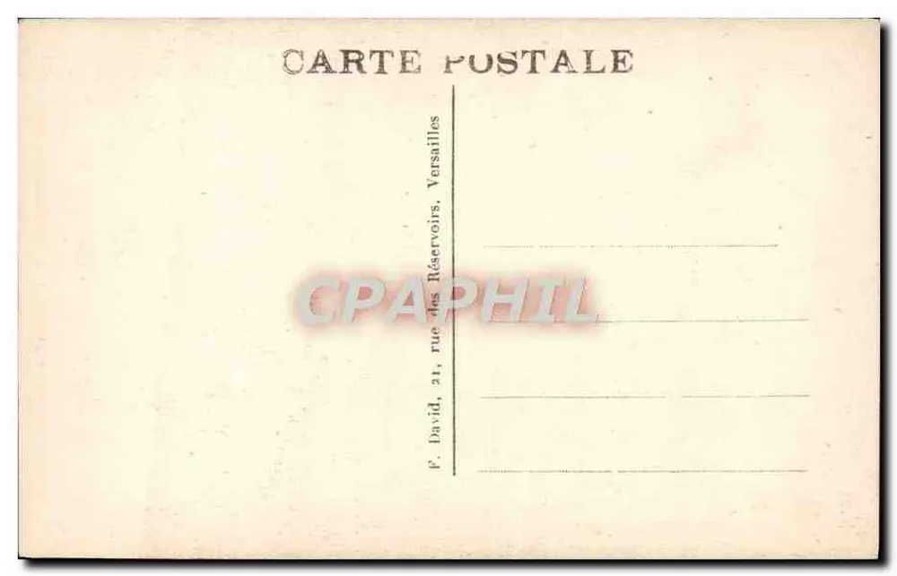 Abtei Port-Royal des Champs — Grabmal von Jean Racine — F. David, Versailles - Rückseite