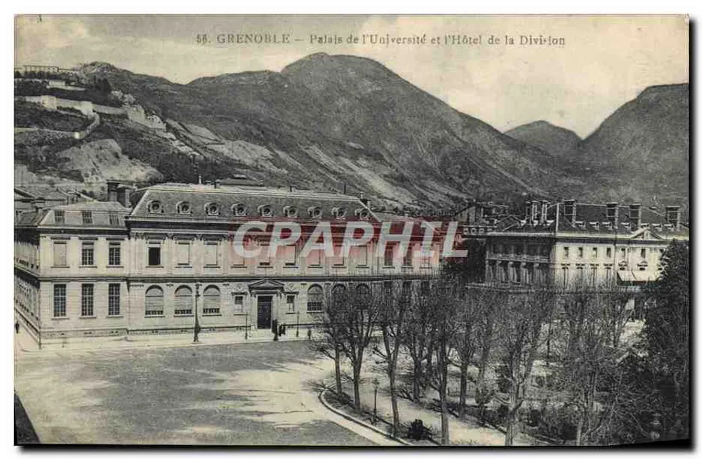 Grenoble — Palast der Universität und Hotel der Division — 58 - Vorderseite