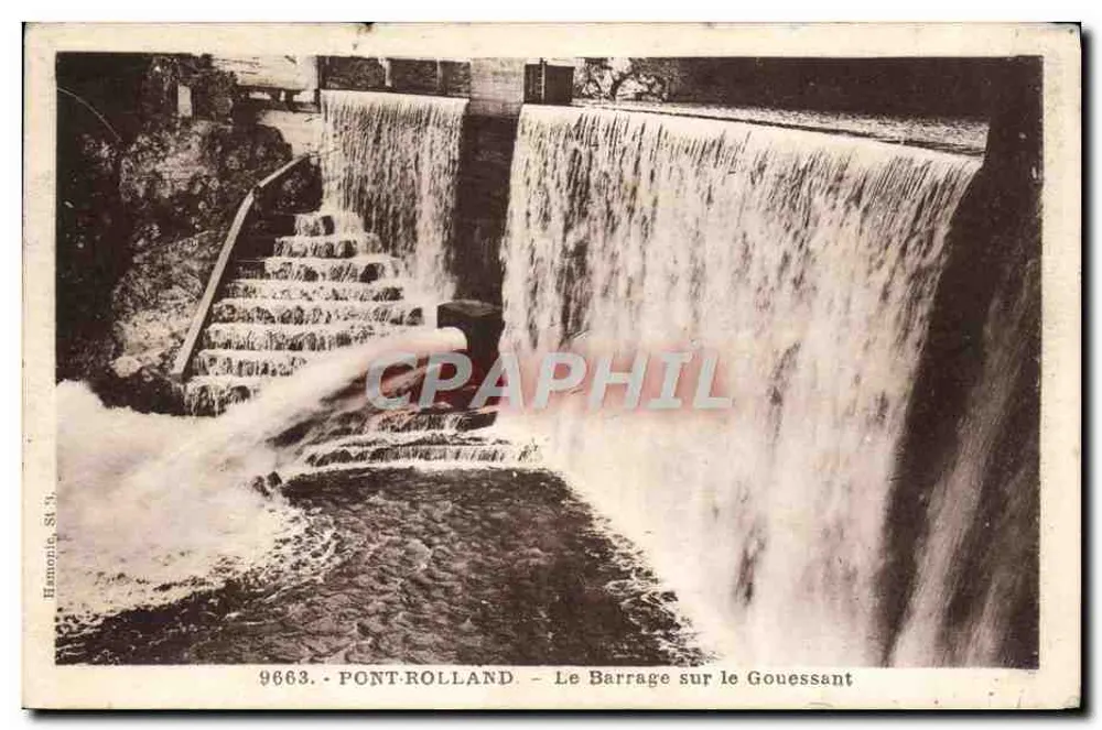 Ponte Rolland — O Barragem no Gouessant — Hamonia St. S. - Frente