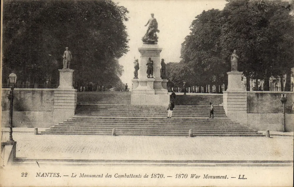 NANTES — Le Monument des Combattants de 1870 — LL. - Vorderseite