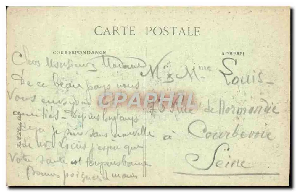 Saint-Georges-de-Didonne — Les Rochers de Vallières (Charente Inférieure) — Verlag unbekannt - Rückseite