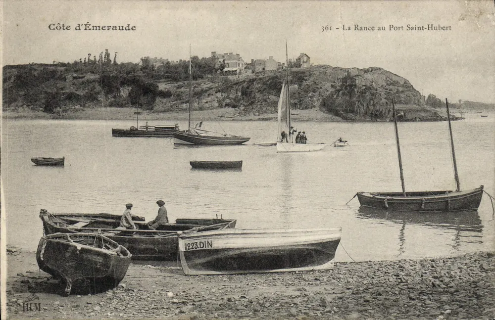 Côte d'Émeraude — La Rance am Hafen Saint-Hubert — HLM, n°361 - Vorderseite