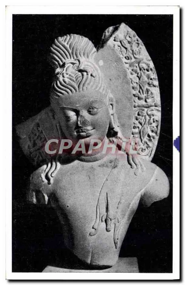 शिल्पकार बौद्ध बुस्ट — सारनाथ, भारत का राष्ट्रीय संग्रहालय — एडीटर अदृश्य - आगे