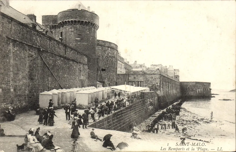 Saint-Malo — Die Mauern und die Strandpromenade — LL - Vorderseite