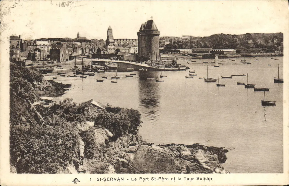 Si-SERVAN - Le Port St-Père und die Tour Solidor - Vorderseite