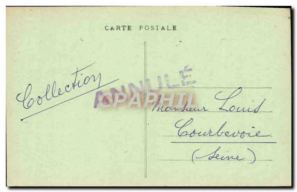 TREGUIER — Haupteingang der Kathedrale — Call E. Harmonie St B, n° 8958 - Rückseite
