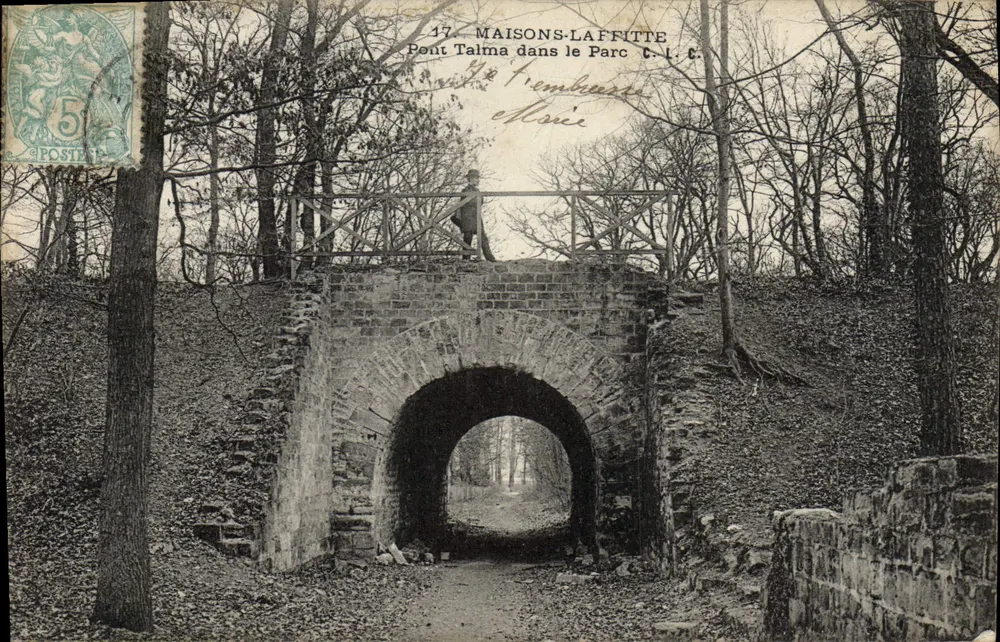 Pont Talma no Parc — Maisons-Laffitte — C.L.C. - Frente