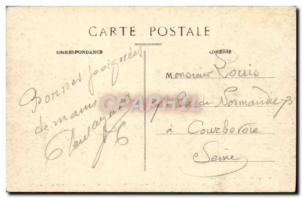 Saint-Palais-sur-Mer — L'Ufficio — Bec des Perrières — Marcel Delboy, Bordeaux - Verso