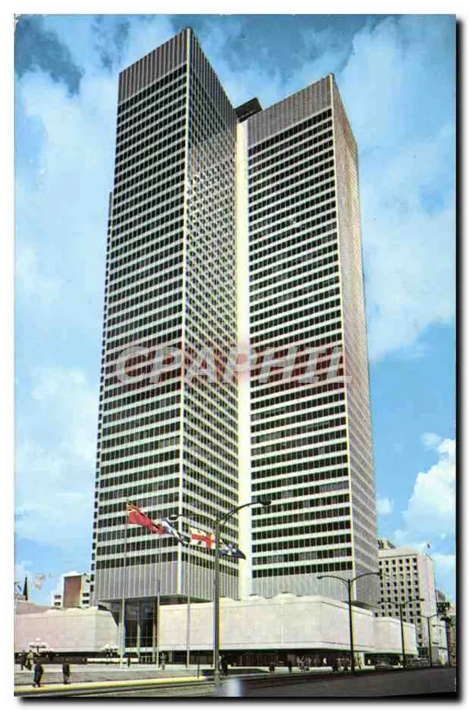 Die United Nations Towers — Montreal, Kanada — Plastichrome - Vorderseite