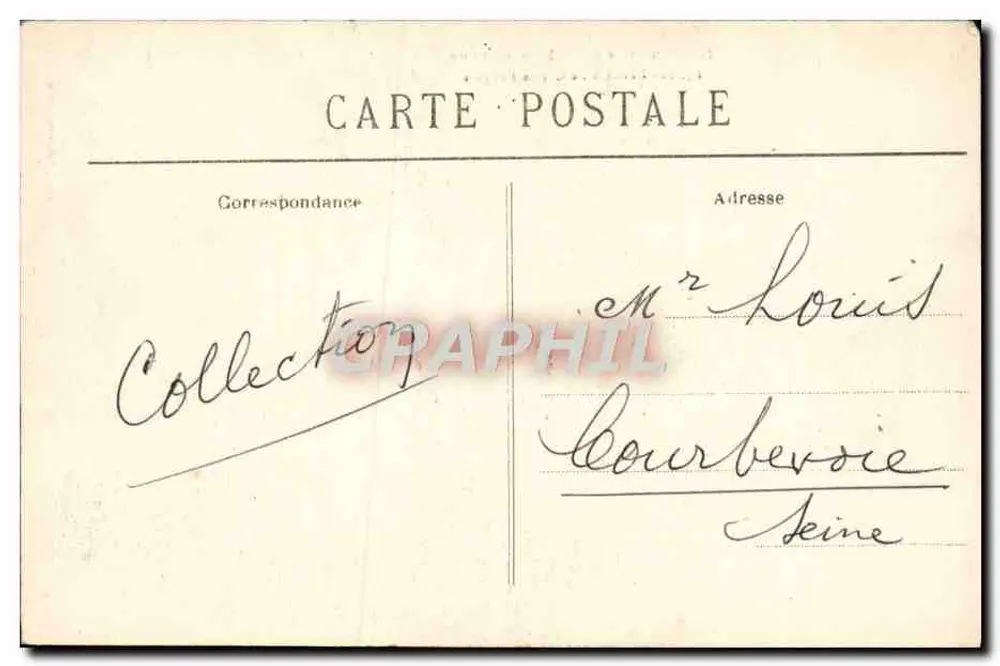 Die Felsen von Gratte-Bruyère — Corrèze — Sammlung Strasbourg - Rückseite