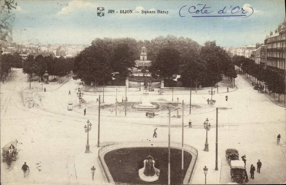 Dijon — Square Darcy — editor anônimo, n° 309 - Frente