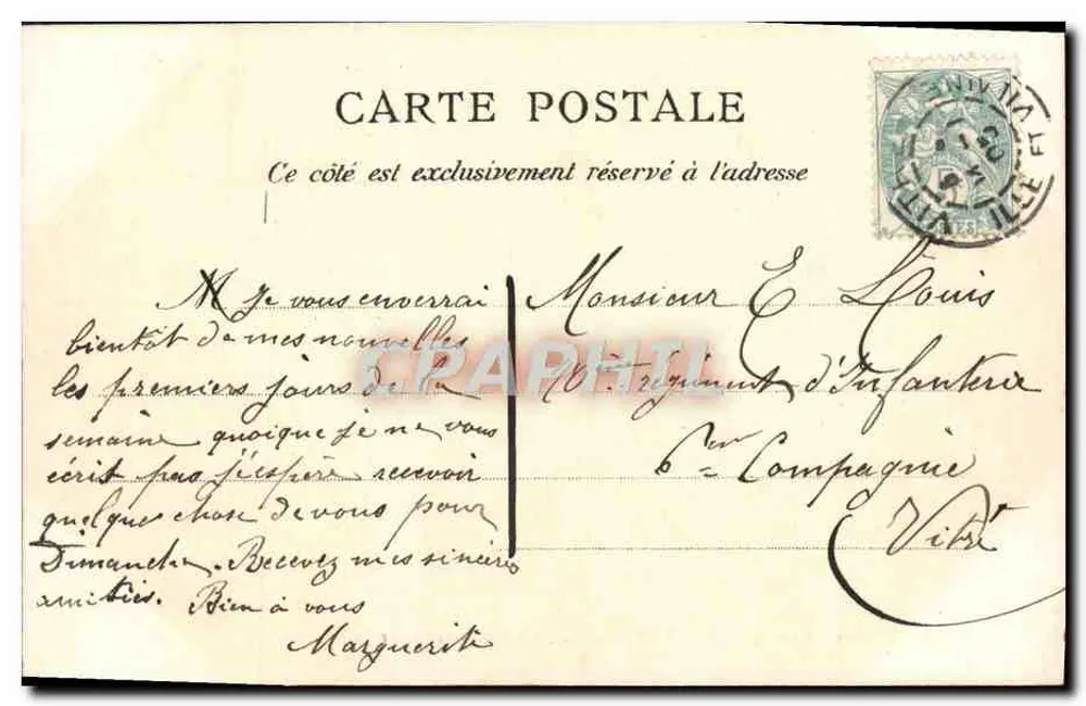 Paris — Bois de Boulogne — A Cascata — C.L.C. — n°85 - Verso