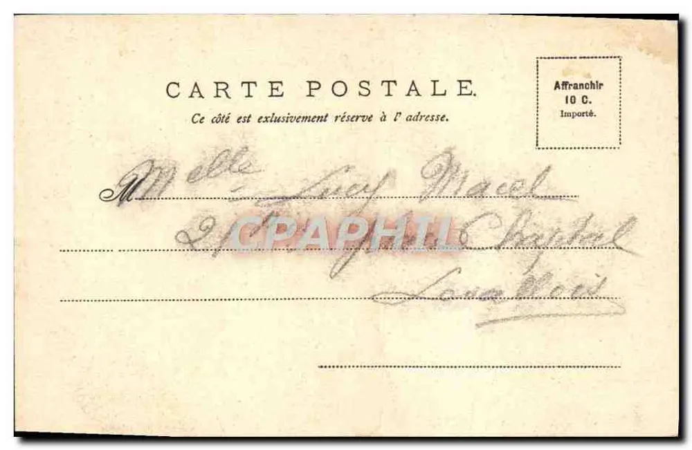 Dieppe — O Castelo — V.P. 10 - Verso