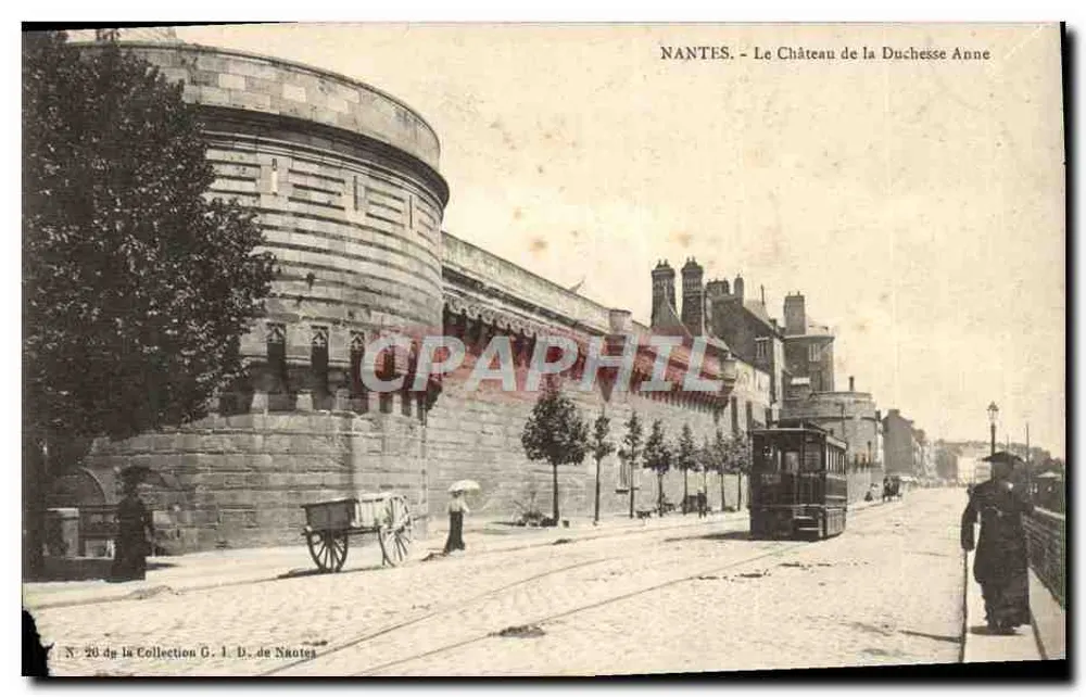 NANTES — Le Château de la Duchesse Anne — Imprimé sur la carte, n° 26 de la Collection G. J. de Nantes - Vorderseite