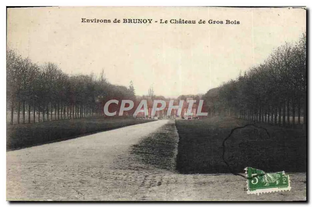 Um BRUNOY — Schloss Gros Bois - Vorderseite