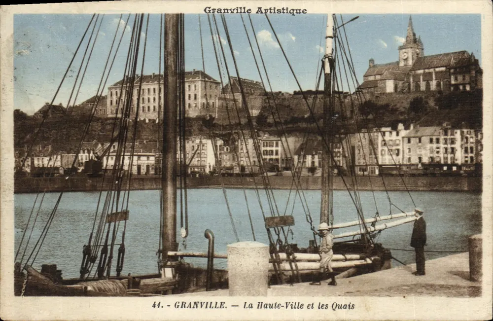 Granville — Die Oberstadt und die Kais — Granville Artistique, n°44 - Vorderseite