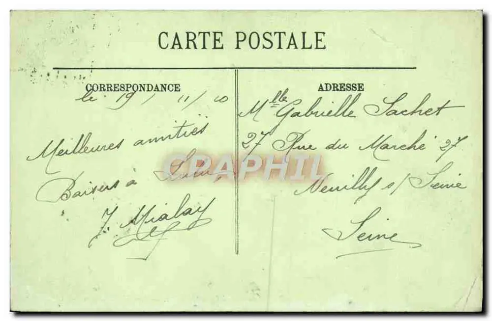 Amiens — Les Hortillonages — LL. — n°98 - Verso