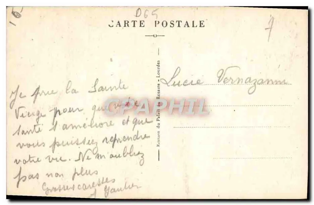 LOURDES - Les Piscines et la Basilique — n°100 - 뒷면