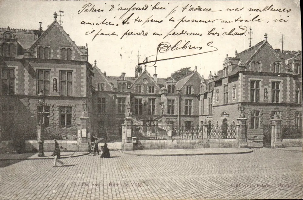 Orbans — Hotel de Cidade — Editado pelas Galerias Orléanaises - Frente