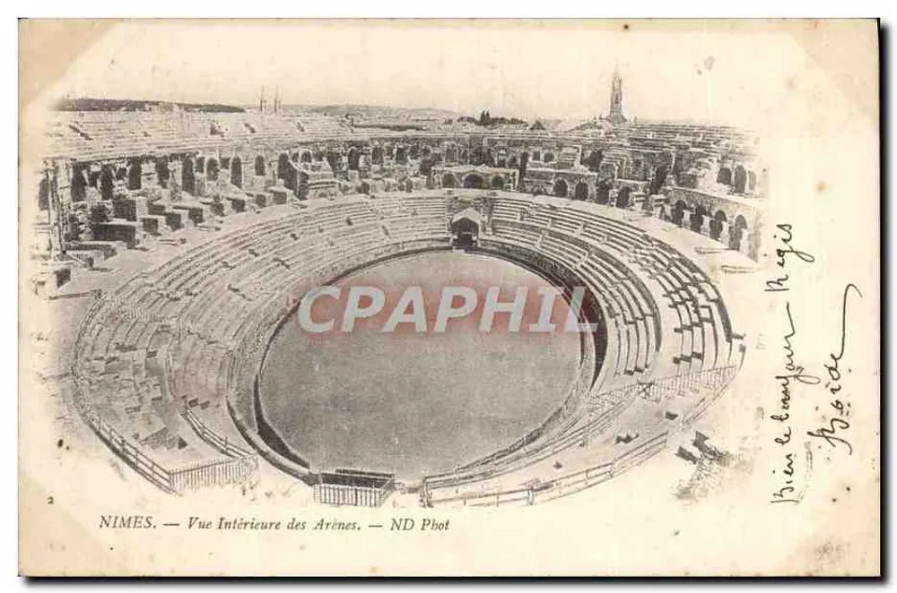 Nîmes — Vista Interior das Arenas — ND Fot - Frente