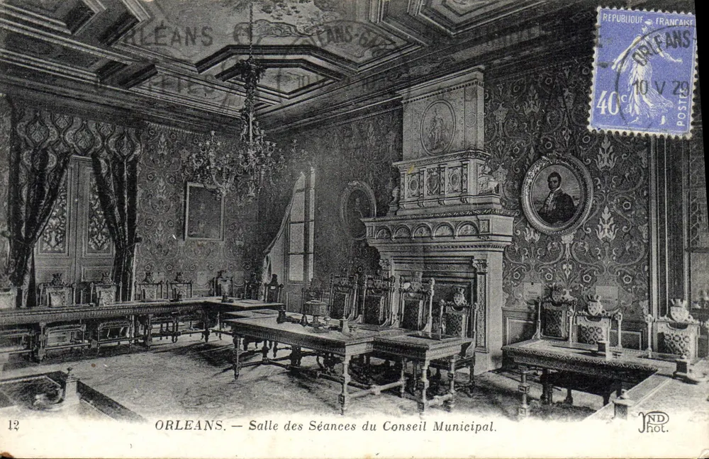 Orléans — Sitzungssaal des Stadtrats — JND. Hot. - Vorderseite